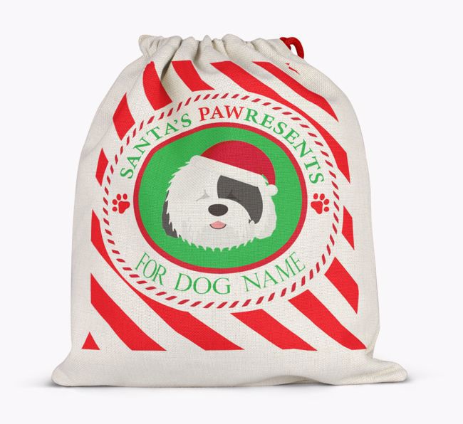 Santa Sack 'Pawresents' - Personalized for Your {breedFullName}